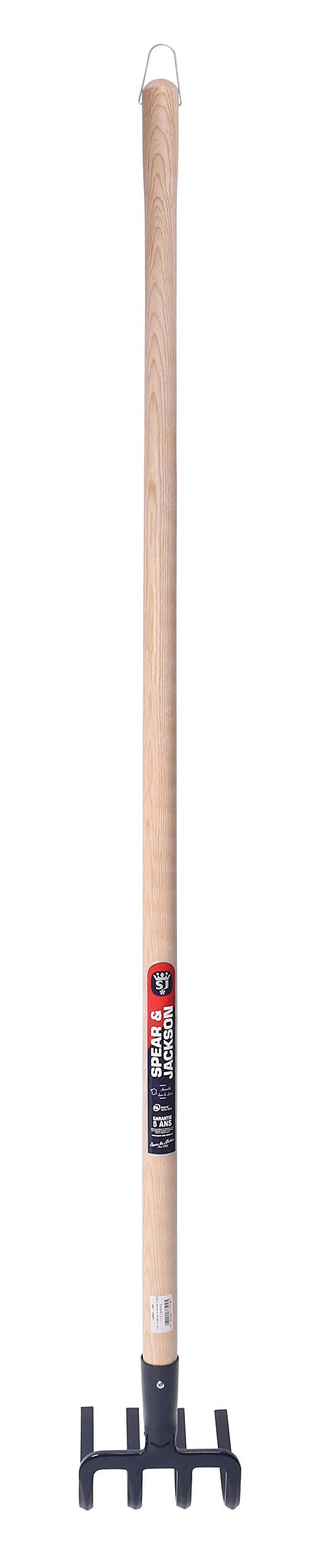 Spear & Jackson 77514 Croc Forcone a bussola 4 denti manico 135 cm