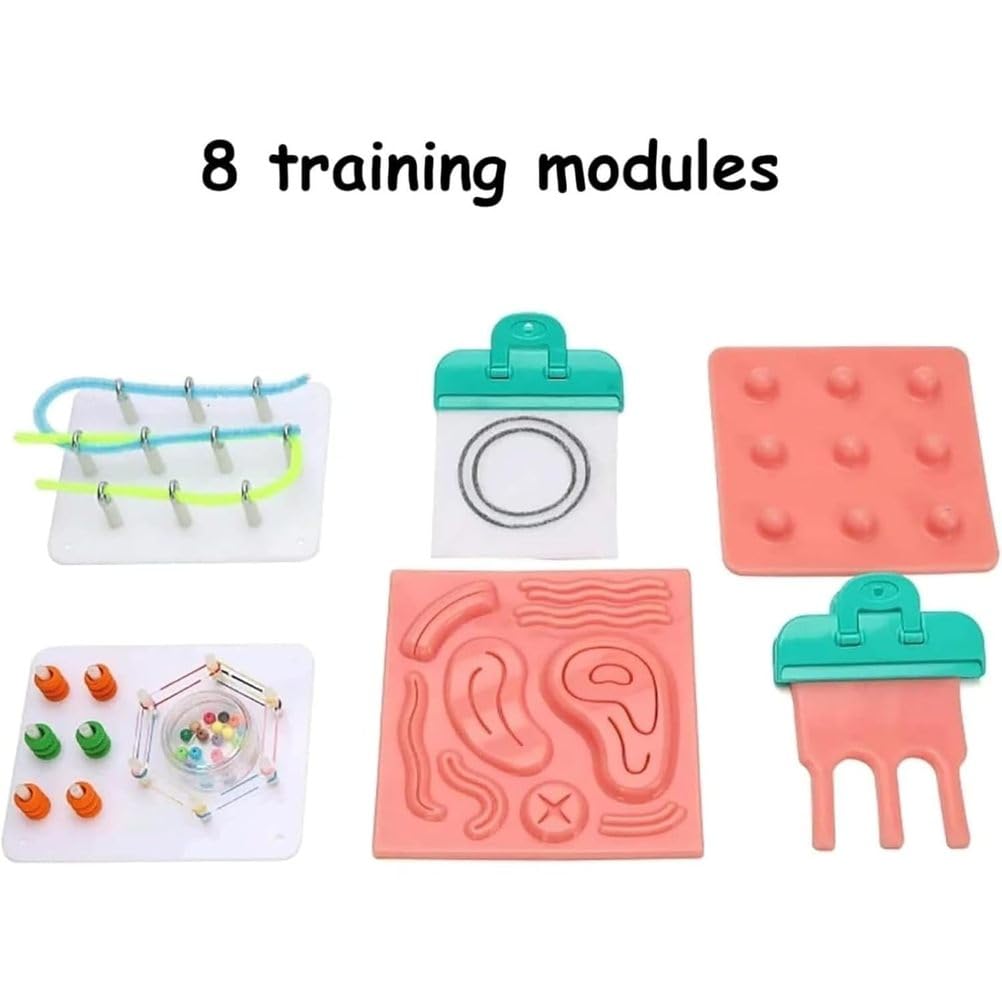 Caja de Entrenamiento portátil laparoscópica Plegable, simulador de Entrenamiento laparoscópico, Caja de Entrenamiento de simulación de laparoscopia, Conjunto de Entrenador laparoscópico