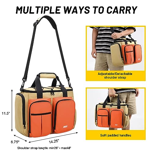 Mier Lunch Box For Men Heavy Duty 20 Cans Large Insulated Lunch Bag Leakproof Soft Cooler Bags With Multiple Pockets For Adult Women Work thumb #3