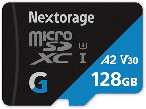 Miniatura 1 de Nextorage Japón - Tarjeta micro SD A2 V30 CL10 de 256 GB para Nintendo Switch, Steam Deck, Smartphones, Gaming, Go Pro, 4K Video, tarjeta de memoria