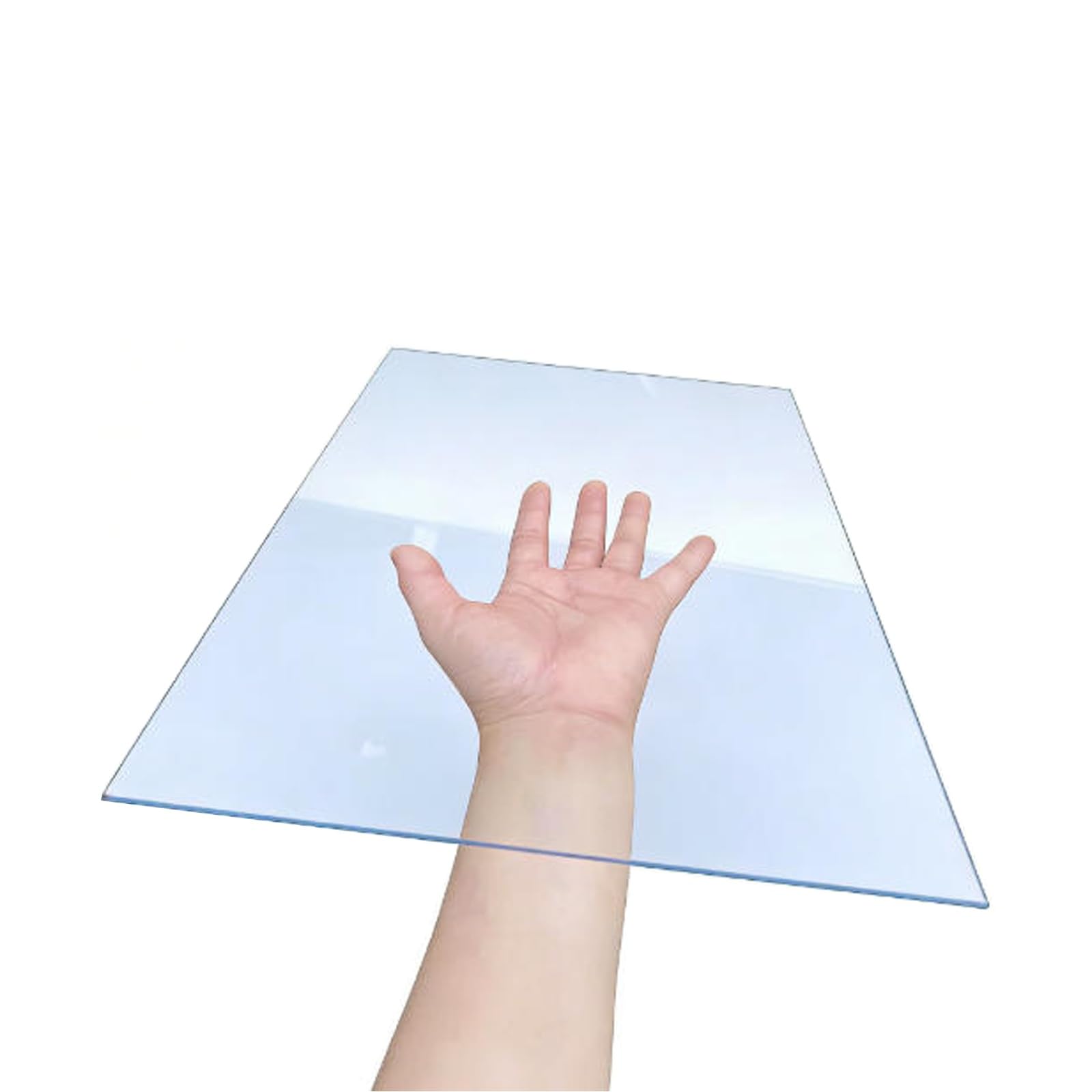 Polycarbonatplatten, Schlagfest, UV Beständig und Schneidbar, Geeignet for Heimdekoration, Außenschutz, Gewächshaus Platten（3mm)(60x80cm/24x31in)