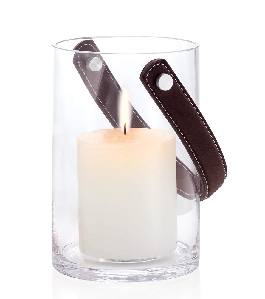 Blomus Portacandela Antivento In Vetro Trasparente | Lanterna Da Tavolo M (12x12x18 Cm) Senza Candela - 2