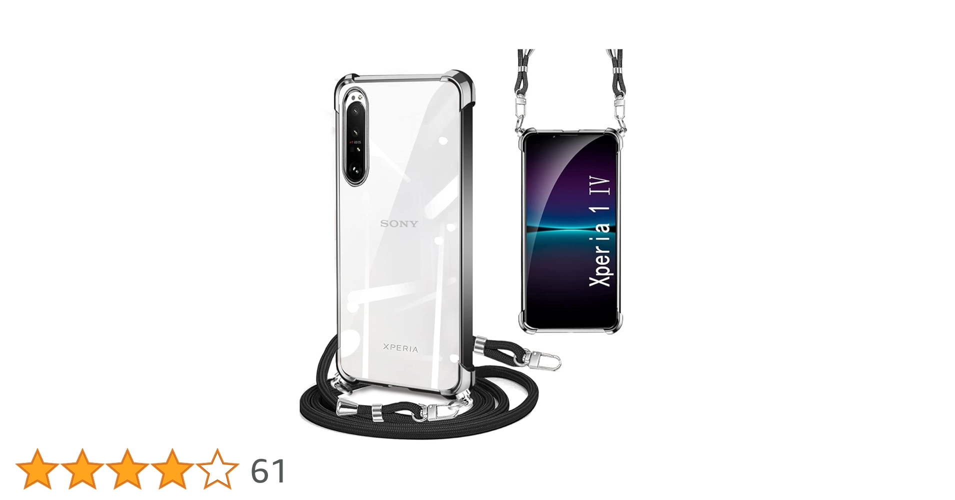 Amazon.co.jp: PAILAIMEN Xperia 1 IV ケース クリア ショルダー