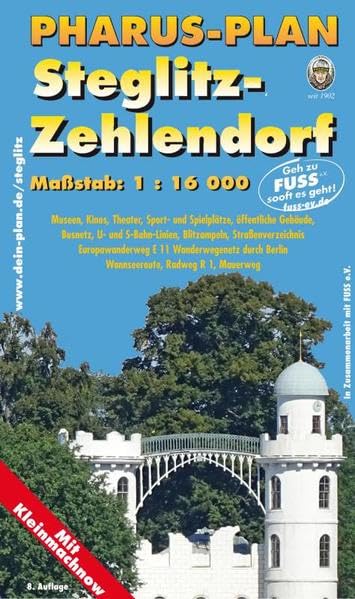 Pharus-Stadtplan Berlin Steglitz-Zehlendorf: 1:16.000 : Bernstengel ...