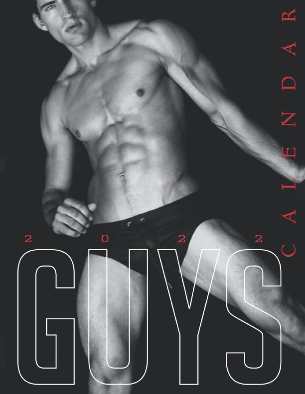 GUYS 2022 CALENDAR: Men On Fire - Hot Guys Calendar - Shirtless Men Calendar - Calendars 2021 - 2022 Wall Calendars - Guys 12 Month Calendar finish matte