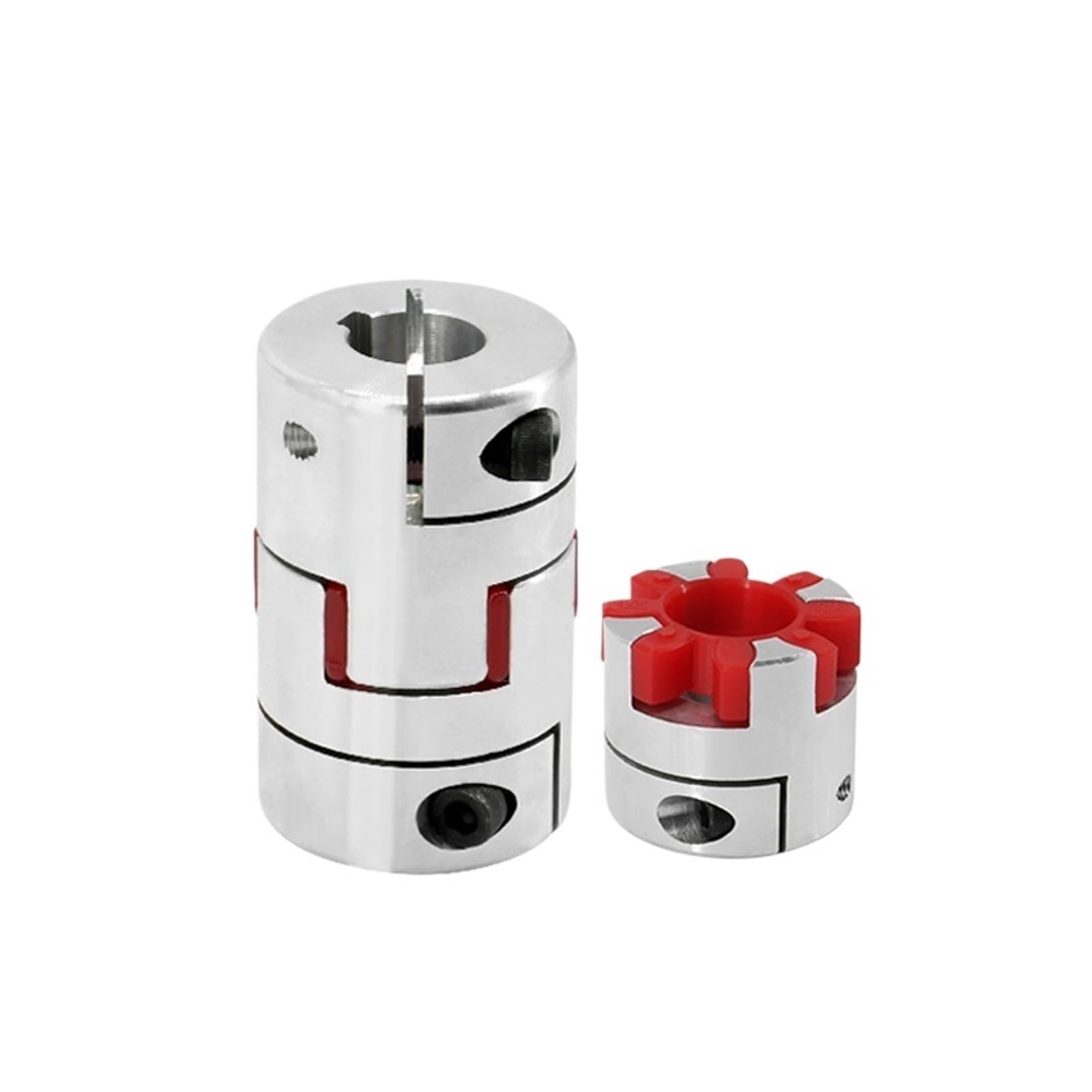 Acoplador D80L90, conector de Motor de acoplamiento de eje Flexible de ciruela de aluminio, orificio interior 16 17 18 20 22 24 25 28 30 32 35 38 40 42 45mm(16x16mm)