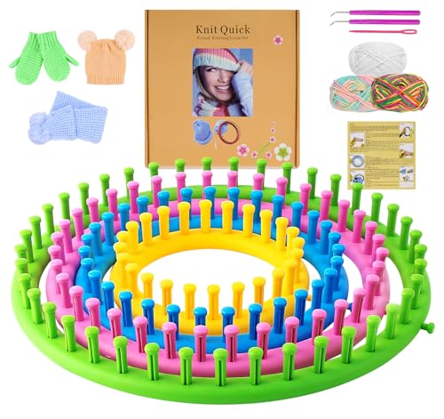 ilauke Métier à Tisser pour Enfants,Kit de Métier à Tisser en Pla...