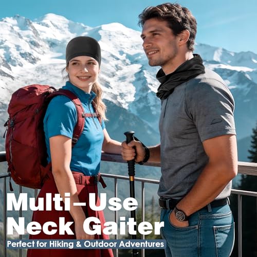 Image of Achiou Cooling Neck Gaiter, UV Protection Face Cover Scarf for Men Women | Breathable, Soft and Quick-Dry Neck Gaiter for Cycling, Running, Fishing