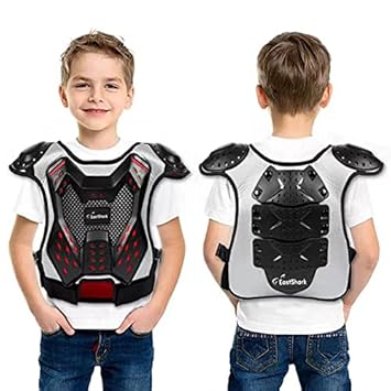 Eastshark Youth ATV Chest Spine Protector Motocross Armor Vest Protective for Mountain Biking Cycling Kids Dirt Bike