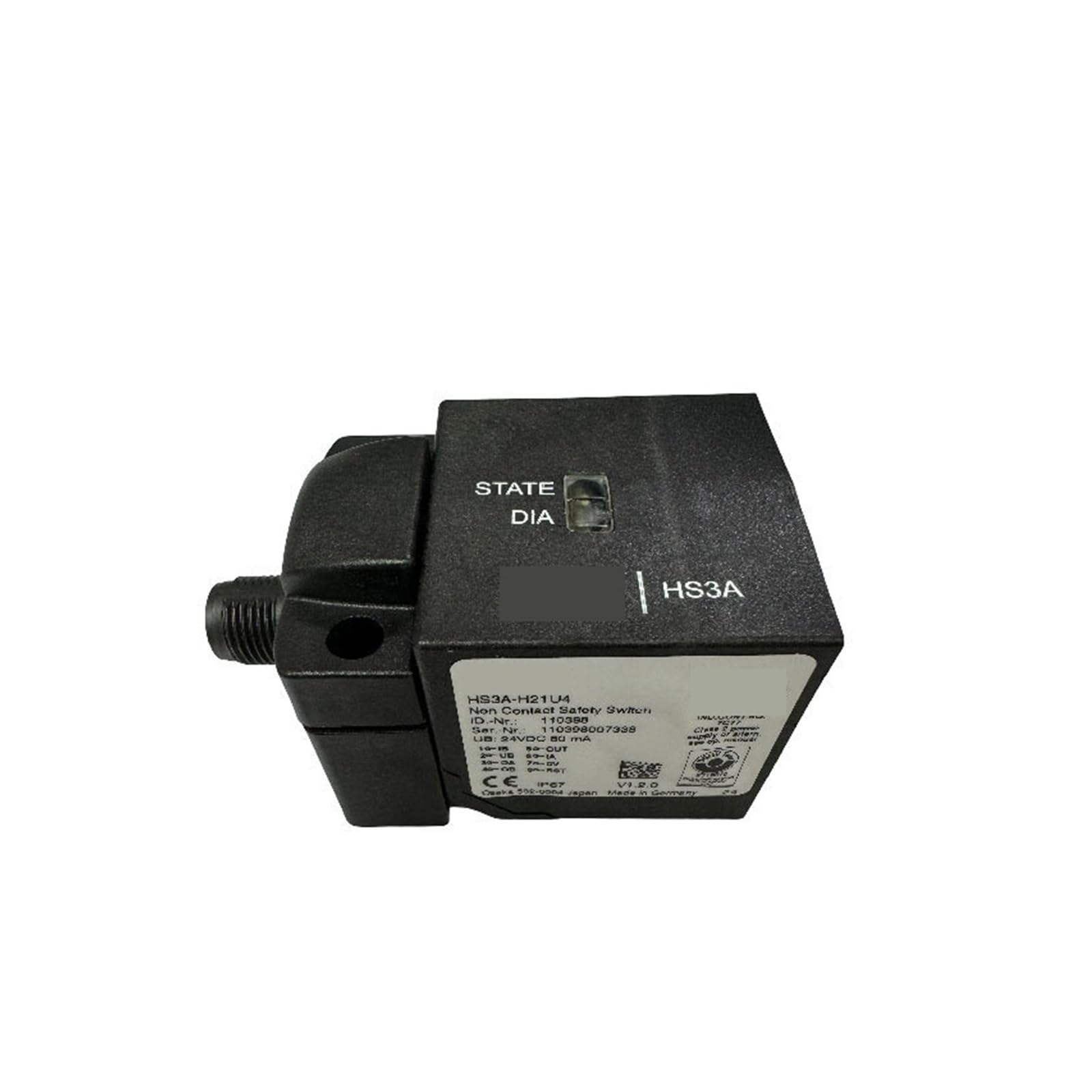 Interruptor de seguridad eléctrico sin contacto HS3A-H21U4