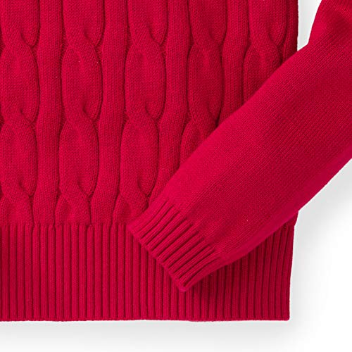 Image of Hope & Henry Girls Cable Front Pullover Sweater
