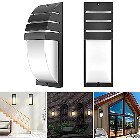 Weskjer IP65 Waterproof Outdoor Wall Light,8W Energy Saving COB Soft Light LED Wall Lamp Stair Light Garden Lights use for Patio,Fence, Yard,Garden,Garage, Stairway Cover