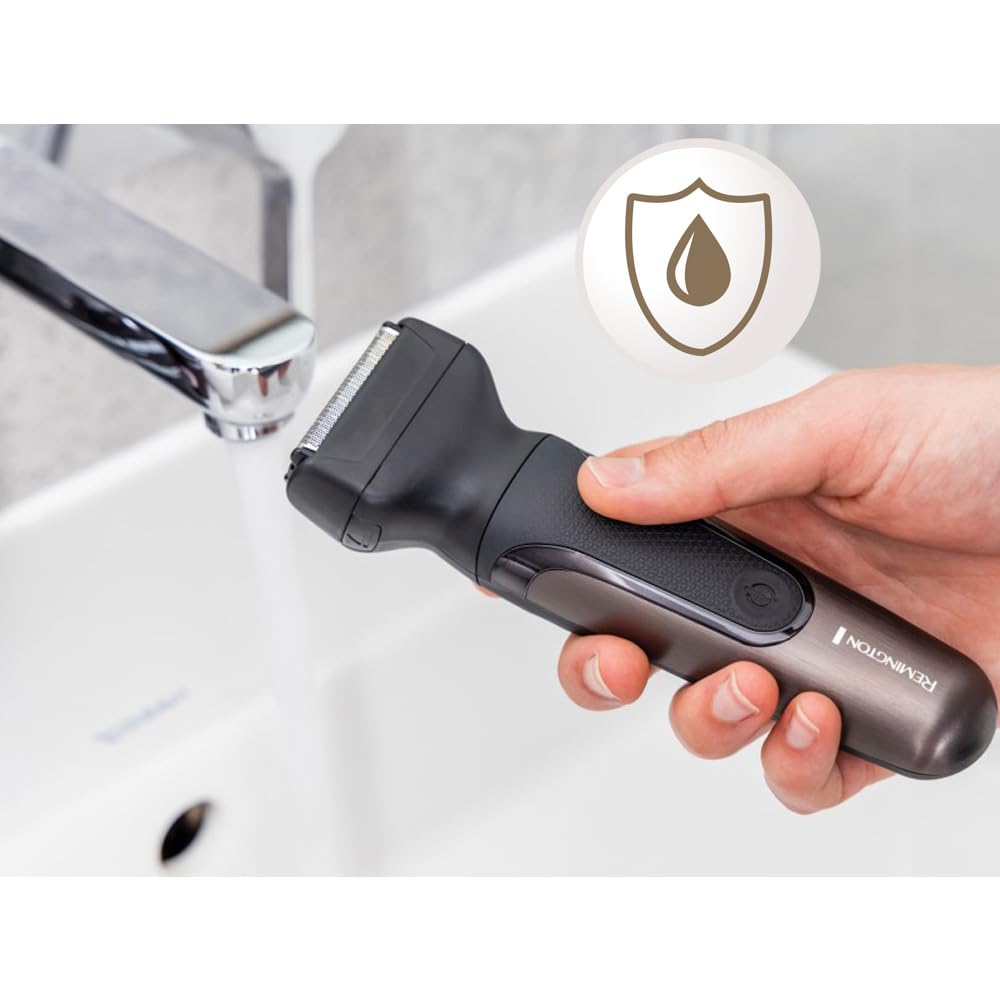 Remington ONE Rasoio Elettrico Multiuso, 10 Testine e Pettini, Impermeabile | Batteria al Litio a Lunga Durata, Autonomia 60 Minuti con Ricarica USB-C, Accessori per Cura di Corpo Naso e Orecchie