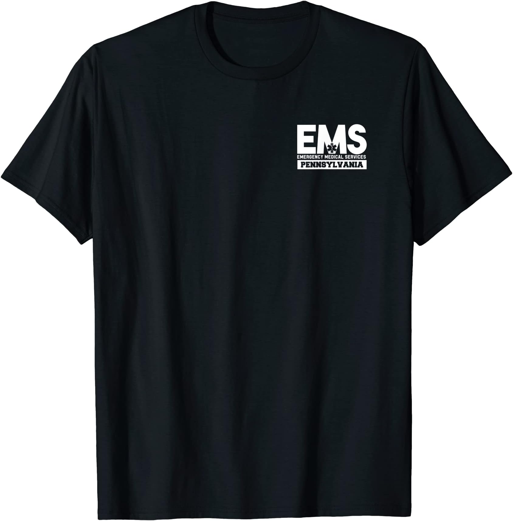 US States Medical Services ApparelPennsylvania EMS Emergency Medical Services EMT T-Shirt