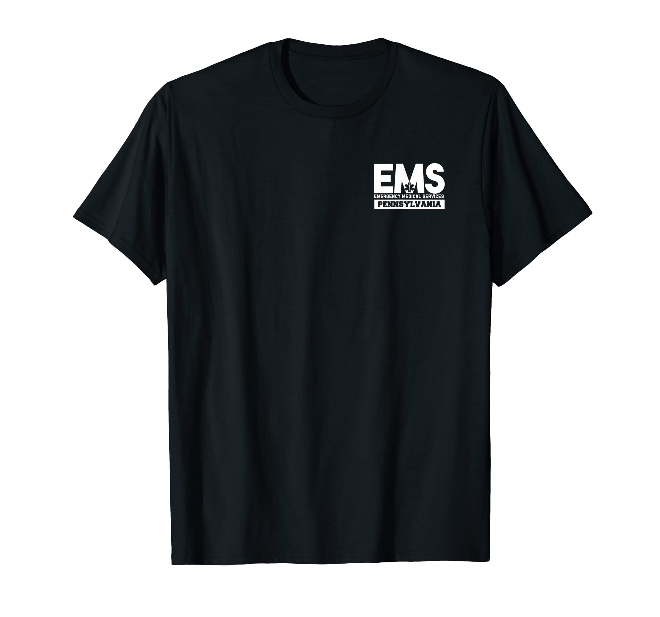 US States Medical Services ApparelPennsylvania EMS Emergency Medical Services EMT T-Shirt