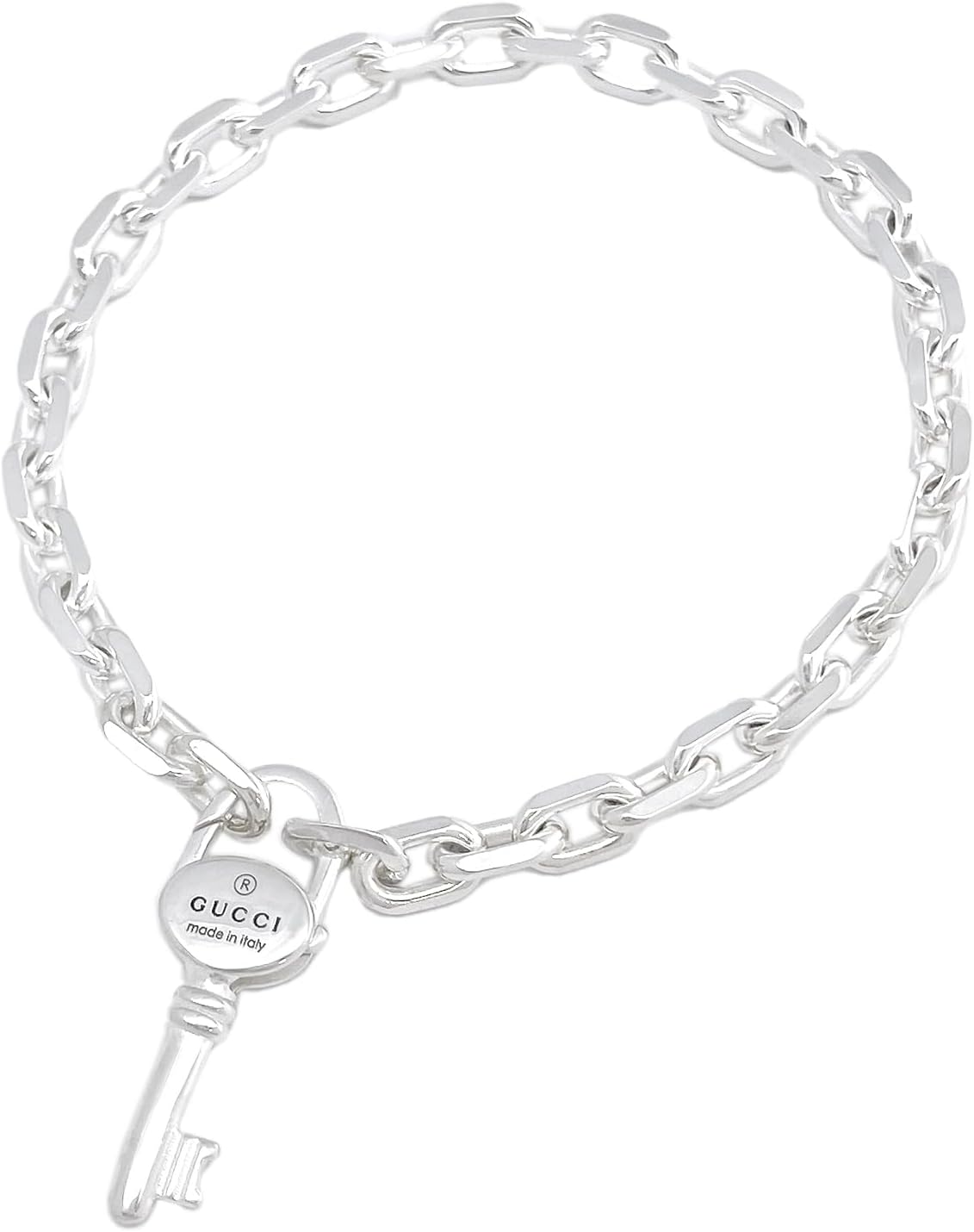 [グッチ]トレードマーク キー ブレスレット 16cm シルバー 16cm スターリングシルバー 宝石なし 796345 J8400 8106