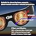 Rainbow Symphony Solar Eclipse Glasses, Wrap Around Goggle, CE & ISO Certified, Safe for Direct Sun Viewing, Made in USA, Bonus 2 Paper Eclipse Shades