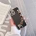 Cas de téléphone de bracelet de poignet de coeur d'amour de peluche de galvanoplastie de luxe pour l'iPhone 11 12 Pro Max X XS XR 7 8 Plus couverture souple pour Samsung, noir, pour l'iphone 6 6s