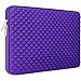 RAINYEAR 11-13 Inch Laptop Sleeve Compatible with 13" Macbook Air M5 M4 M3 M2 M1 Macbook Neo 13.3" & 14" Macbook Pro, 11" Chromebook Notebook Diamond Foam Shock Resistant Padded Case(Purple)