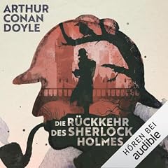 Diseño de la portada del título Die R&uuml;ckkehr des Sherlock Holmes