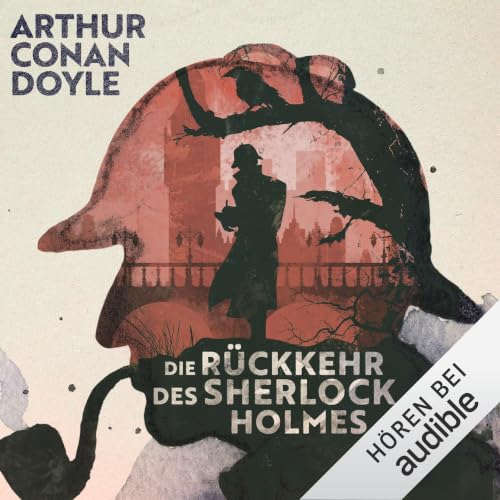 Diseño de la portada del título Die R&uuml;ckkehr des Sherlock Holmes