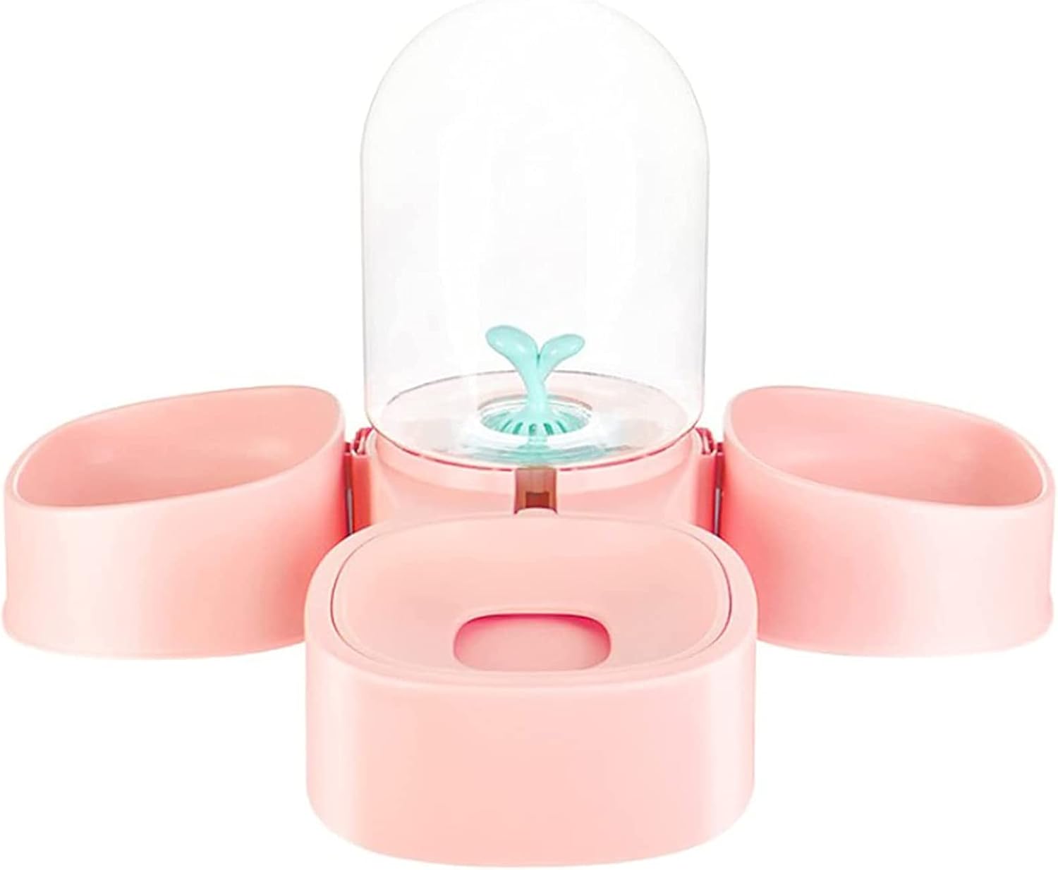 Pet Automatic Drinking Bottles,2&3-In1 Water Feeder Bowl Removable Automatic Water Dispenser Pet Feeder for Small Medium Dog Cat