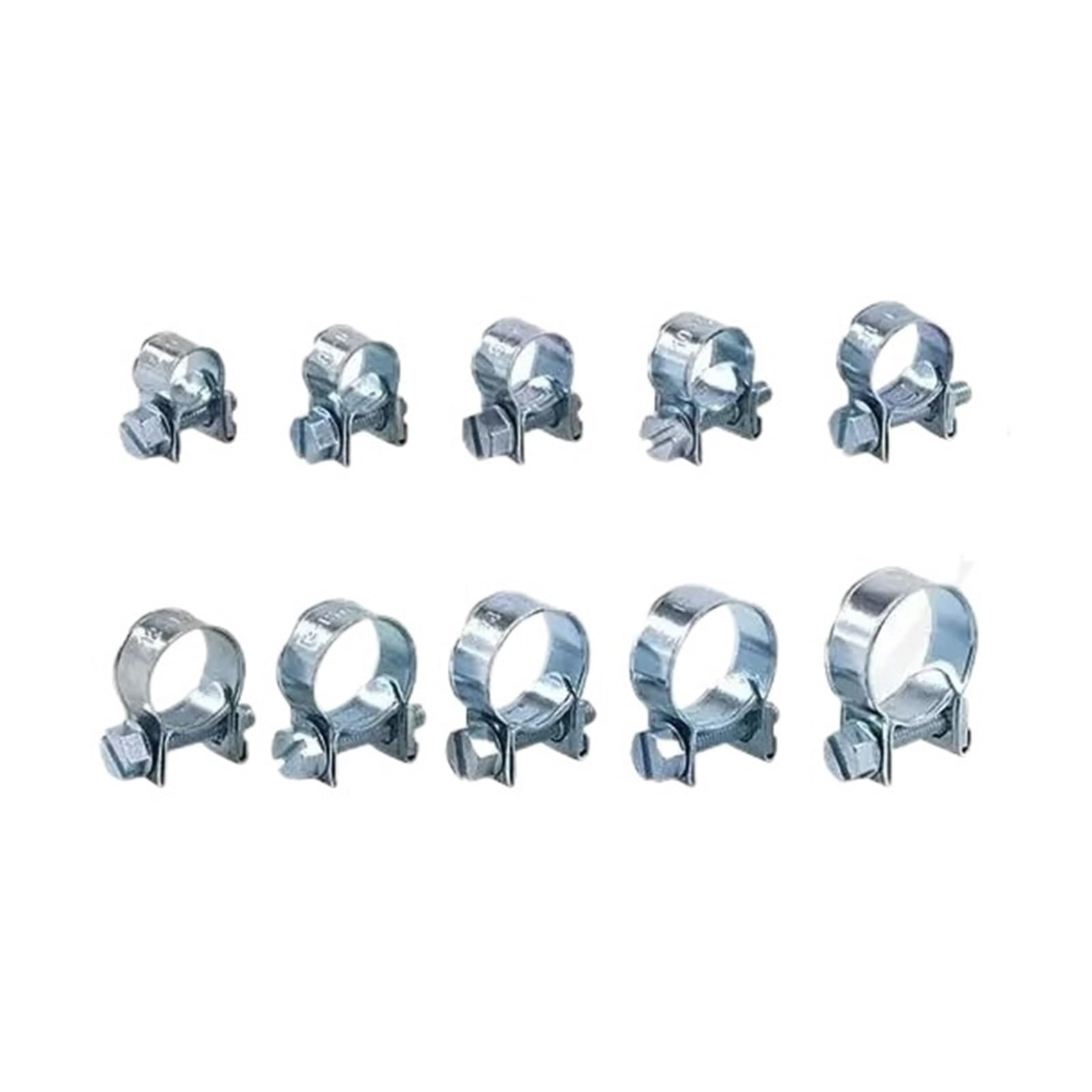 Nodrest One Color 120Pcs 7-18Mm Hose Clamp Fuel Line Water Pipe Clip Seal Welding Gas Cable Coolant Radiator Anticorrosive