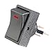 12VDC/25A SPST Illuminated Rocker Switch with Red LED