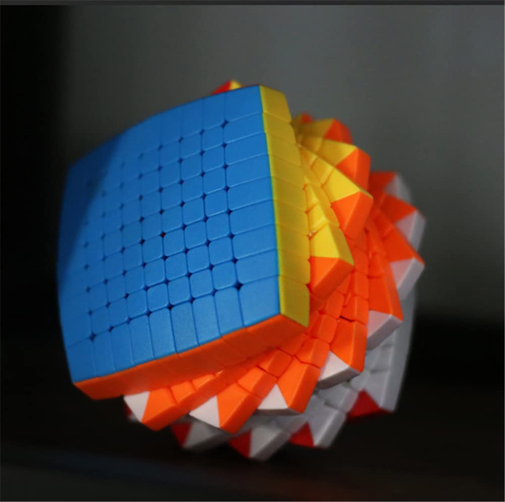 MIPOPS Speed Cube 8x8, 9x9, 10x10, 11x11, 12x12, 13x13, 14x14, 15x15, 17 x 17,19 x 19 Colección de Juguetes Cubo de Rompecabezas de Gama Alta de Gama Alta,09x09