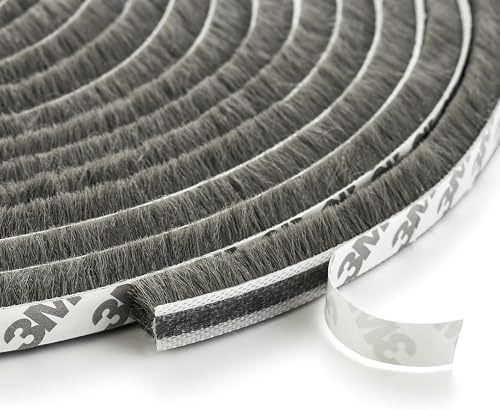 Burlete Autoadhesivo Para Puertas Y Ventanas – 5 Metros, 9x9 Mm, Aísla Del Frío, Polvo, Insectos Y Ruido