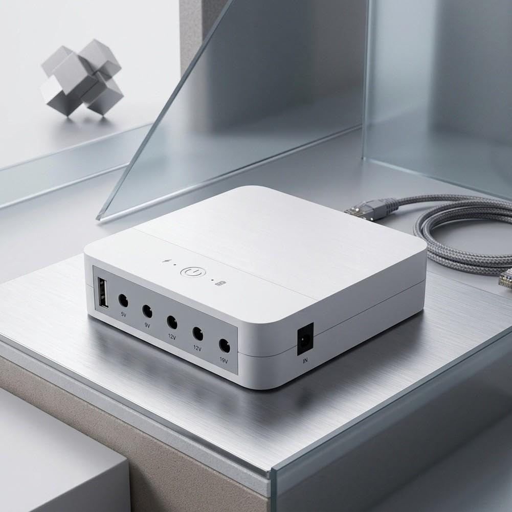 SAI Portátil 12V con para batería de Litio Integrada SAI Portátil