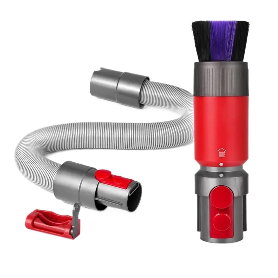 Dusting Brush + Flexible Extension Hose，Compatible for Dyson，V7 V8 V10 V11 V12 V15 Gen5 Vacuum Cleaner Replacement Parts