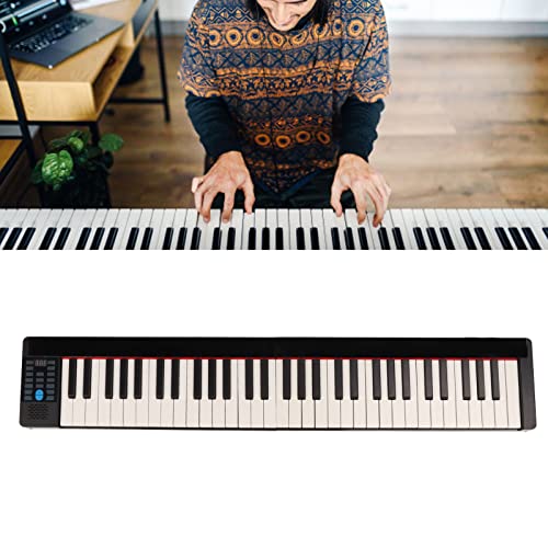 Sxhlseller Piano Numérique Pliable, Piano électrique Portable, 61 Touches, Piano Numérique Bluetooth MIDI Intelligent… - Les Beatles, Paul McCartney, John Lennon, RIngo Starr, George Harrison Sxhlseller Piano Numérique Pliable, Piano électrique Portable, 61 Touches, Piano Numérique Bluetooth MIDI Intelligent… – Image 5