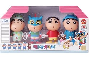 Crayon Shinchan Manual Winding Figure 4p Set