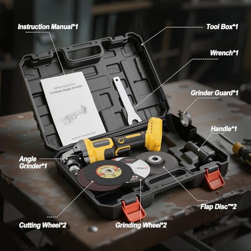Cordless Angle Grinder for Dewalt 20V