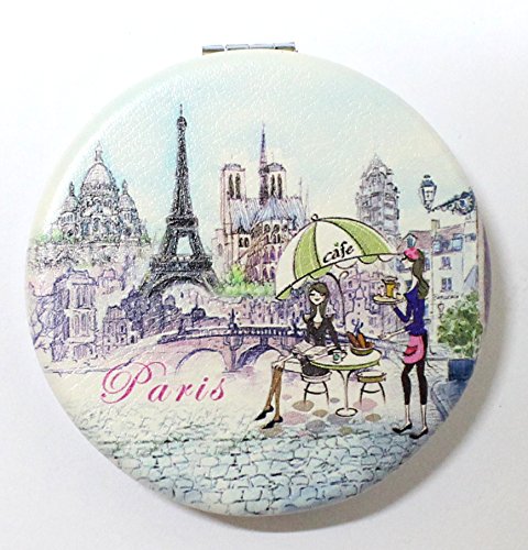 Preisvergleich Produktbild Taschenspiegel, 6 cm mrc13 Make Geschenke erinnern Paris Eiffelturm faltbar