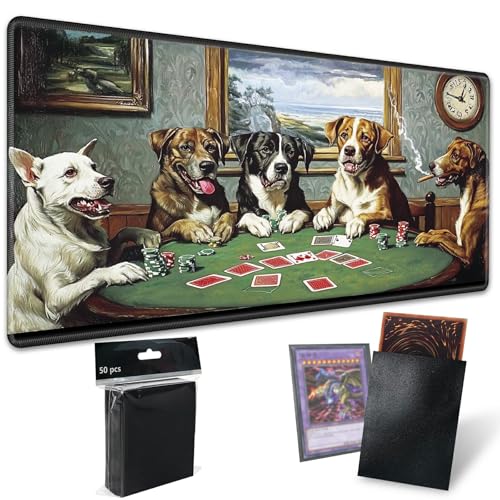 Playmats for Magic: The Gathering MTG Card Game Mat Plus 50 Pcs Card Sleeves