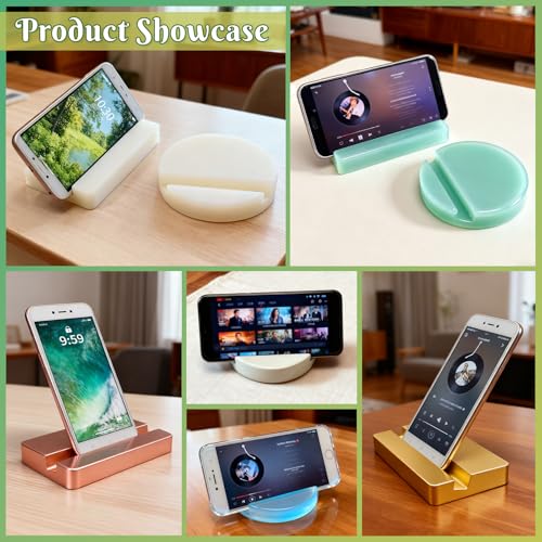 Support de téléphone en résine pour prise chic et stable