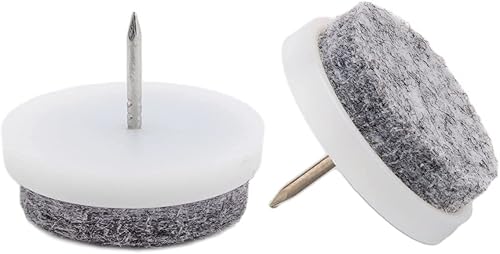 Miniatura 3 de 50 almohadillas redondas de fieltro resistentes para muebles, protectores de piso de madera dura para silla, mesa, escritorio, escritorio,