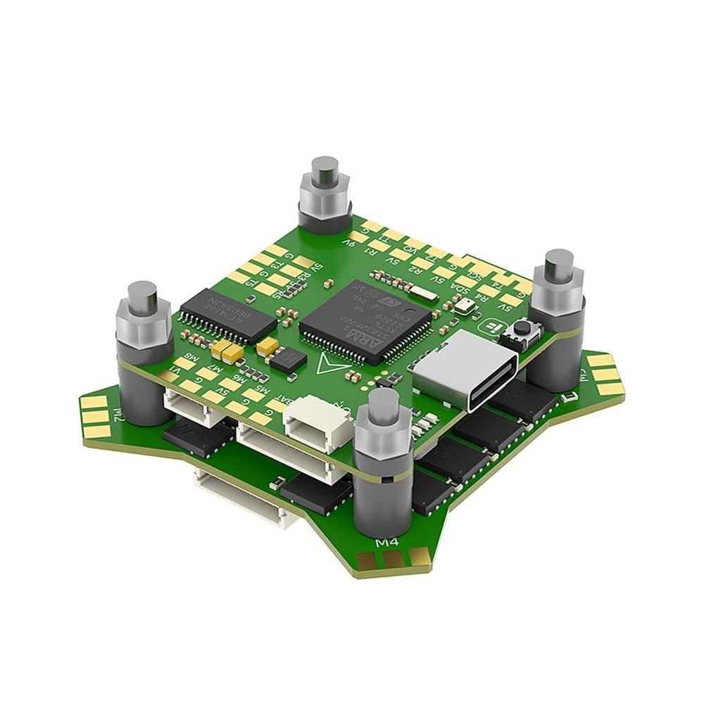 F722 F7 Controllore di Volo ESC 1.6W VTX for Drone FPV | Adatto for F722 F7 STM32F722 55A 4in1 ESC 1.6W VTX 30.5x30.5mm 2-6S LiPo
