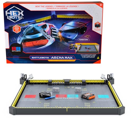 HEX Bots BattleBots Arena MAX, Remote Control Robot Toys for Kids with Over 30 Pieces, Toys for Boys...