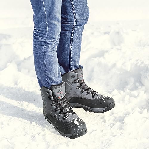 Image of NORTIV 8 Men's Insulated Waterproof Construction Hiking Winter Snow Boots