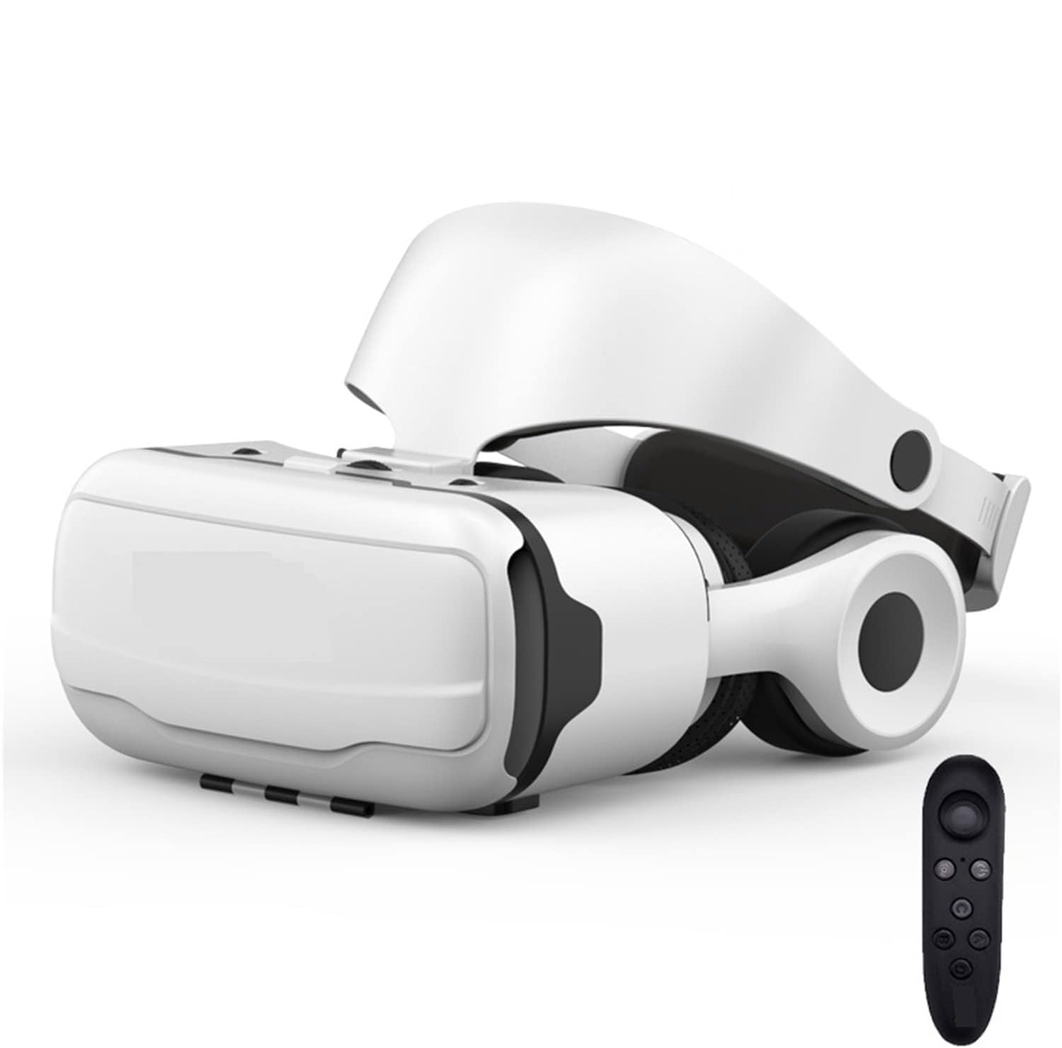 Azonee Virtual Reality VR Glasses 3D Headset Viar Device Smart Helmet Lenses Goggle Compatible for Mobile Phone Cell Smartphone Headphone for Children Family Friend Gifts