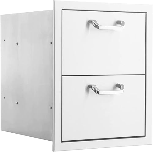 Miniatura 7 de BBQGUYS Signature - Cajón de doble acceso de acero inoxidable de 16 pulgadas - Contempo