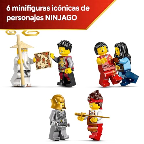 Miniatura 6 de LEGO Ninjago Herrería Cuatro Armas: 15 Aniversario - Casa de Juguete con Minifigura y Tarjetas Coleccionables - Armas Ninja - Regalo Nostálgico para Niños y Adolescentes de 14+ Años y Fans - 71858