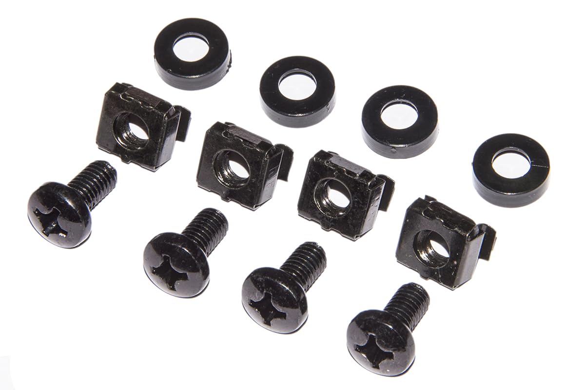 pannello di protezione colore nero 1u con spazzola per armadi rack 19"