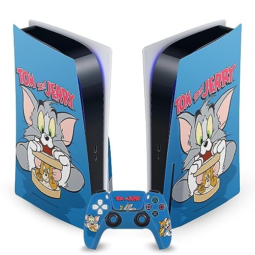 Skin PS5 Tom and Jerry anti-rayures pour console avec lecteur de disque