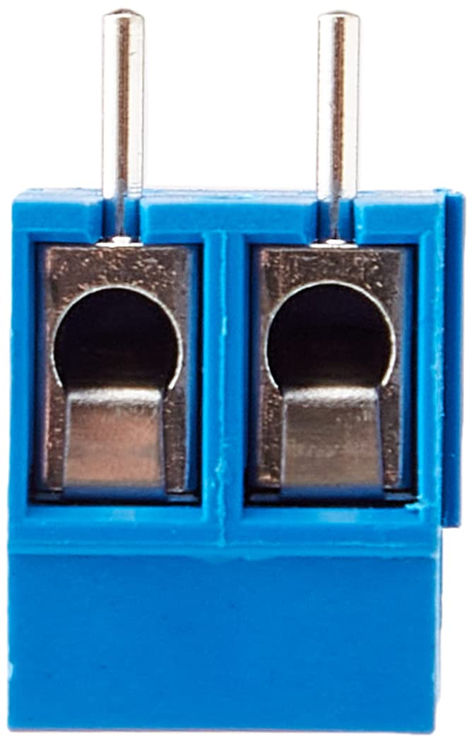 BORNIER A VIS, 2 POLES, BLEU