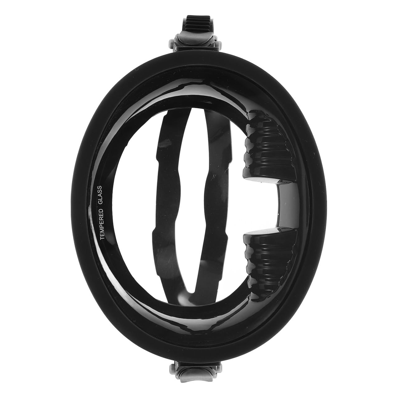 Occhiali Subacquei Antiappannamento a Visione Estesa Neri | Silicone e Vetro Temperato, per Snorkeling e Immersione, Vestibilità Confortevole Tenuta Anti-perdita