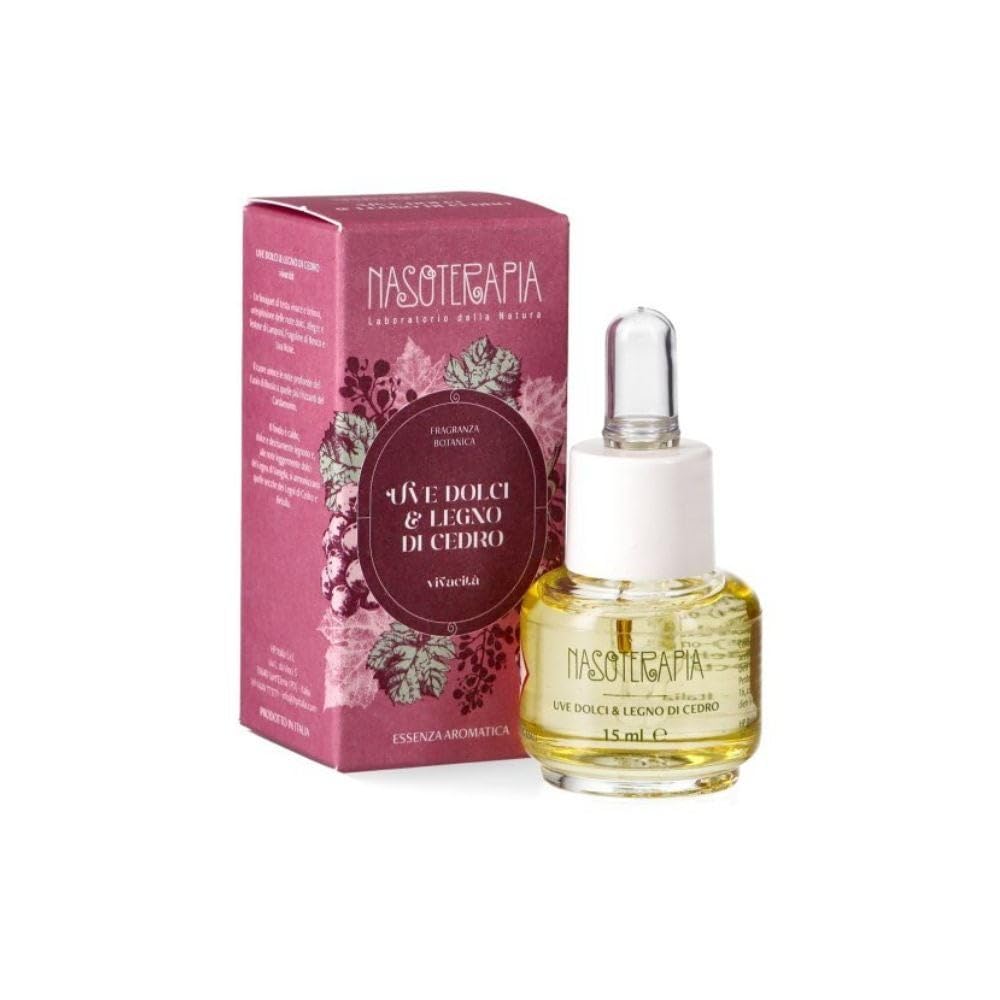 NASOTERAPIA Uve Dolci e Legno di Cedro Concentrato di Profumo 15 ml